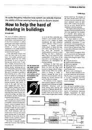 How to help the hard of hearing in buildings. AJ 15.12.93