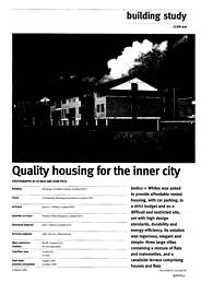 Quality housing for the inner city. Housing, Camden Gardens, London NW1. AJ 9.3.94