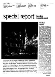 Special report. Housing refurbishment. AJ 11.05.94