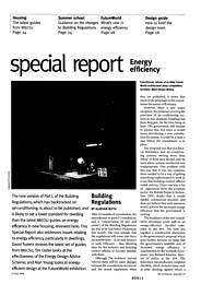 Special report. Energy efficiency. AJ 13.07.94