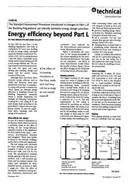 Energy efficiency beyond Part L. AJ 19.01.95