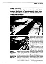 Flat roofing. AJ Focus 01.95