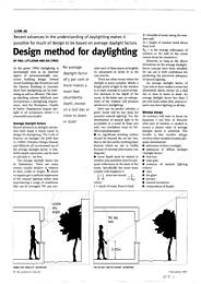 Design method for daylighting. AJ 07.12.95