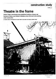 Theatre in the frame. Theatre at Bedales School. AJ 15.02.96