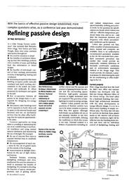 Refining passive design. AJ 15.02.96