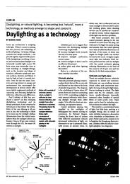 Daylighting as a technology. AJ 18.07.96