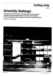 University challenge. AJ 24.10.96