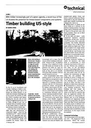 Timber building US-style. AJ 27.02.97