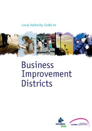 Local authority guide to business improvement districts