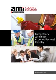 Competency within the asbestos removal industry