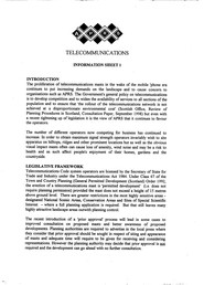 Telecommunications - The Construction Information Service