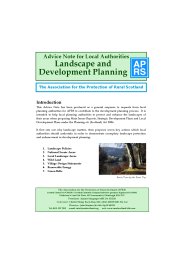 Landscape and development planning