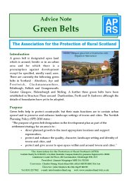 Green belts