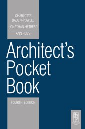 Architect's pocket book. 4th edition