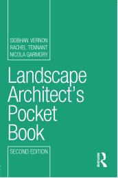 Landscape architect's pocket book