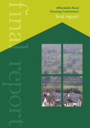 Affordable rural housing commission - final report