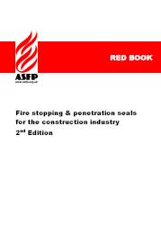 Fire stopping and penetration seals for the construction industry (Red book). 2nd edition (Withdrawn)
