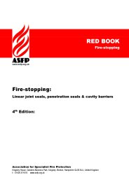 Fire-stopping: Linear joint seals, penetration seals and cavity barriers 4th edition. Red book (Fire-stopping)