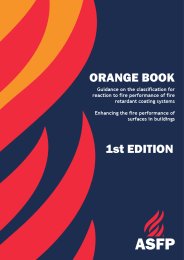 Guidance on the classification for reaction to fire performance of fire retardant coating systems: enhancing the fire performance of surfaces in buildings (Orange book)