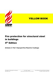 Fire protection for structural steel in buildings (Yellow book). Volume 2: Part 3: Sprayed non reactive coatings. Section 10:3 Product data sheets. 4th edition (Revised August 2017)