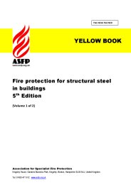 Fire protection for structural steel in buildings. 5th edition. (Volume 1 of 2). (Yellow book)
