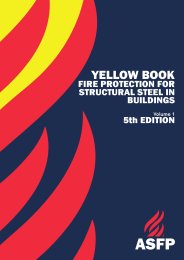 Fire protection for structural steel in buildings. 5th edition. (Volume 1 of 2). (Yellow book)