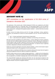 ASFP commentary on the republication of BS 8524 series of standards in November 2025
