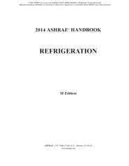 2014 ASHRAE Handbook: Refrigeration. SI edition (includes corrections issued 06/10/2016)