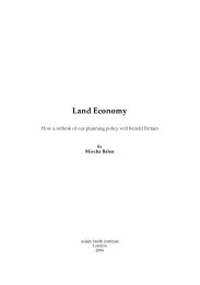 Land economy - how a rethink of our planning policy will benefit Britain