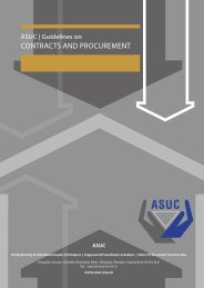 Guidelines on contracts and procurement