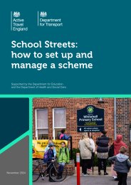 School streets: how to set up and manage a scheme