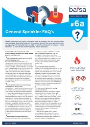 General sprinkler FAQ's