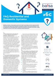FAQ Residential and domestic systems