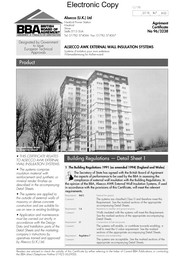 Alsecco (U.K.) Ltd. Alsecco AWK external wall insulation systems