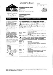 Willan Building Services Limited. Passivent tricklevents. Second issue