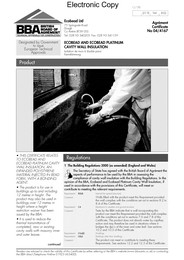 Ecobead Ltd. Ecobead and ecobead platinum cavity wall insulation