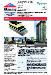 Bauder Ltd. Bakor 790-11EV monolithic hot applied roofing and waterproofing system