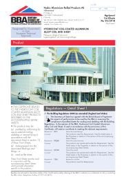 Hydro Aluminium Rolled Products AS. Hydrocoat coil-coated aluminium alloy coil and sheet. 3rd issue