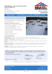3M Northallerton - Corrosion Protection Products. 3M United Kingdom Plc. Product sheet 1 - 3M Scotchkote 661/662 roof waterproofing system