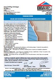 Natural Building Technologies. Pavaclad System. Isolair and Pavatherm-Plus wood fibre insulation boards. Product sheet 1