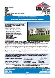 Stanta-Crowley Ltd. Stanta light steel frame systems. Stanta light steel frame system with masonry outer leaf. Product sheet 2