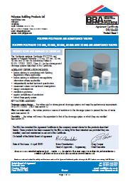 Polypipe Building Products Ltd. Polypipe polyvalve air admittance valves. Polypipe polyvalve 110 mm, 82 mm, 50 mm, 40 mm and 32 mm air admittance valves. Product sheet 1