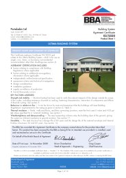 Portakabin Ltd. Ultima building system. Product sheet 1