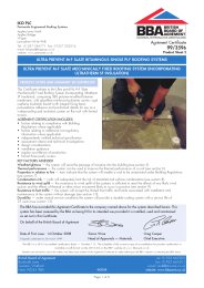 IKO PLC Permanite Engineered Roofing Systems. Ultra prevENt M-F slate bituminous single ply roofing systems. Ultra prevENt M-F slate mechanically fixed roofing system (incorporating Ultratherm SF insulation). Product sheet 2