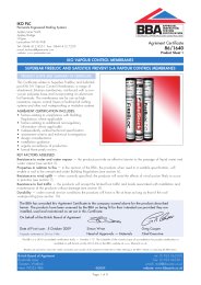 IKO PLC Permanite Engineered Roofing Systems. IKO vapour control ...