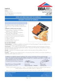 Icopal Ltd. Icopal non-breathable roof tile underlays. Monarfol 300 roof tile underlay. Product sheet 1