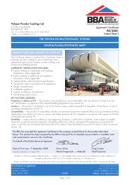 Valspar Powder Coatings Ltd. The Syntha Pulvin/Synthatec systems. Syntha Pulvin/Synthatec Matt. Product sheet 2