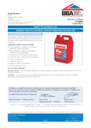 Henkel Limited. Henkel PVA bonding aids. UniBond Super PVA universal adhesive primer and bonding aid. Product sheet 1