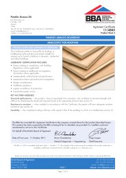 Paneles Arauco SA. Paneles Arauco boarding. AraucoPly for roofing. Product sheet 2