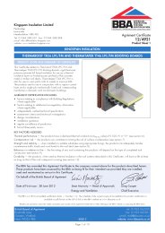 Kingspan Insulation Limited. Kingspan Insulation. Thermaroof TR26 LPC/FM and Thermataper TT46 LPC/FM roofing boards. Product sheet 1